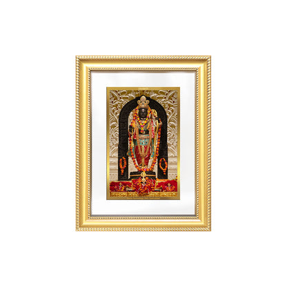 Diviniti 24K Gold Plated Ram Lalla (Classic) Divine Wall Frame for Home Mandir & Office Decor | Luxury Spiritual Gift