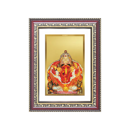 Diviniti 24K Gold Plated Siddhi Vinayak (Classic) Divine Wall Frame for Home Mandir & Office Decor | Luxury Spiritual Gift