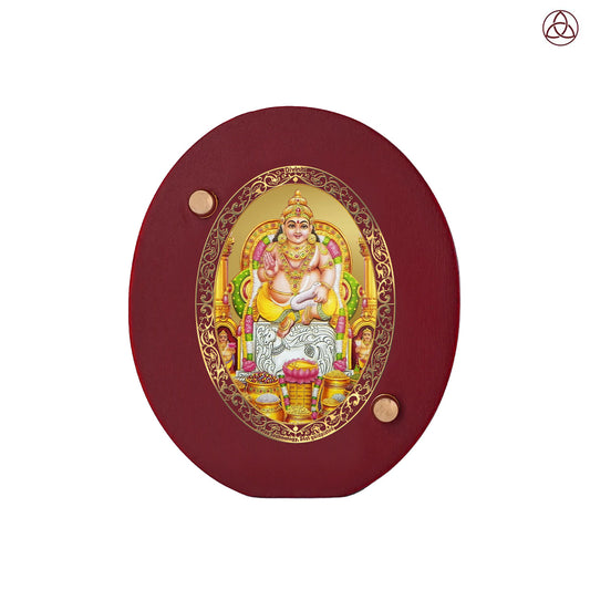 Kuber Ji Car Dashboard & Tabletop Photo Frame in 24K gold plated royal foil