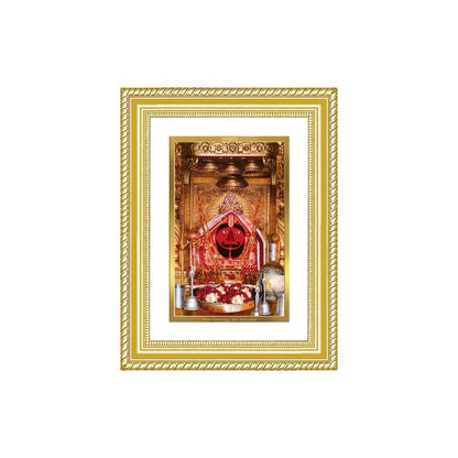 Diviniti 24K Gold Plated Salasar Balaji (Classic) Divine Wall Frame for Home Mandir & Office Decor | Luxury Spiritual Gift