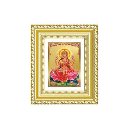 Diviniti 24K Gold Plated Lakshmi Divine Table Top Frame for Home Mandir & Office Decor | Luxury Spiritual Gift