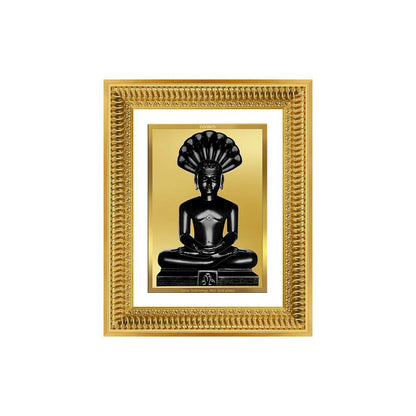 Diviniti 24K Gold Plated Parshvanath (Classic) Divine Wall Frame for Home Mandir & Office Decor | Luxury Spiritual Gift