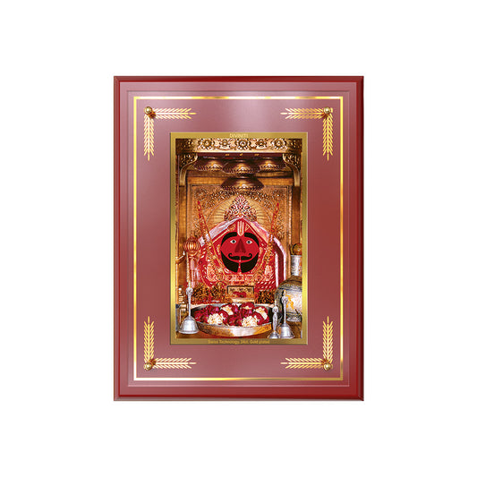 Diviniti 24K Gold Plated Salasar Balaji Tabletop Photo Frame | Strength, Protection & Divine Grace