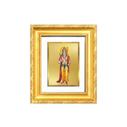Diviniti 24K Gold Plated Ram Ji |Divine Table Top Frame for Home Mandir & Office Decor | Luxury Spiritual Gift
