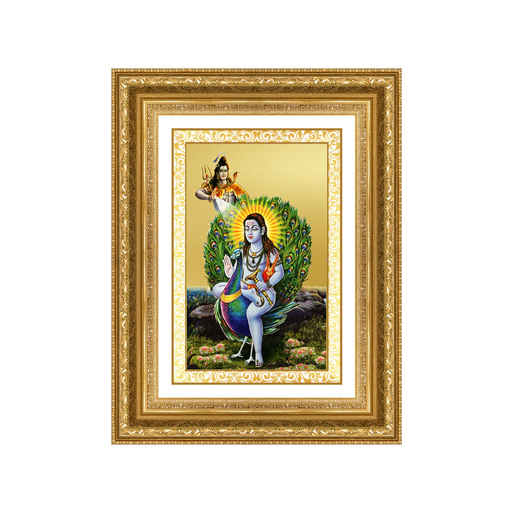 Diviniti 24K Gold Plated Baba Balak Nath Divine Wall Frame for Home Mandir & Office Decor | Luxury Spiritual Gift