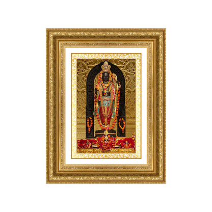 Diviniti 24K Gold Plated Ram Lalla (Classic) Divine Wall Frame for Home Mandir & Office Decor | Luxury Spiritual Gift