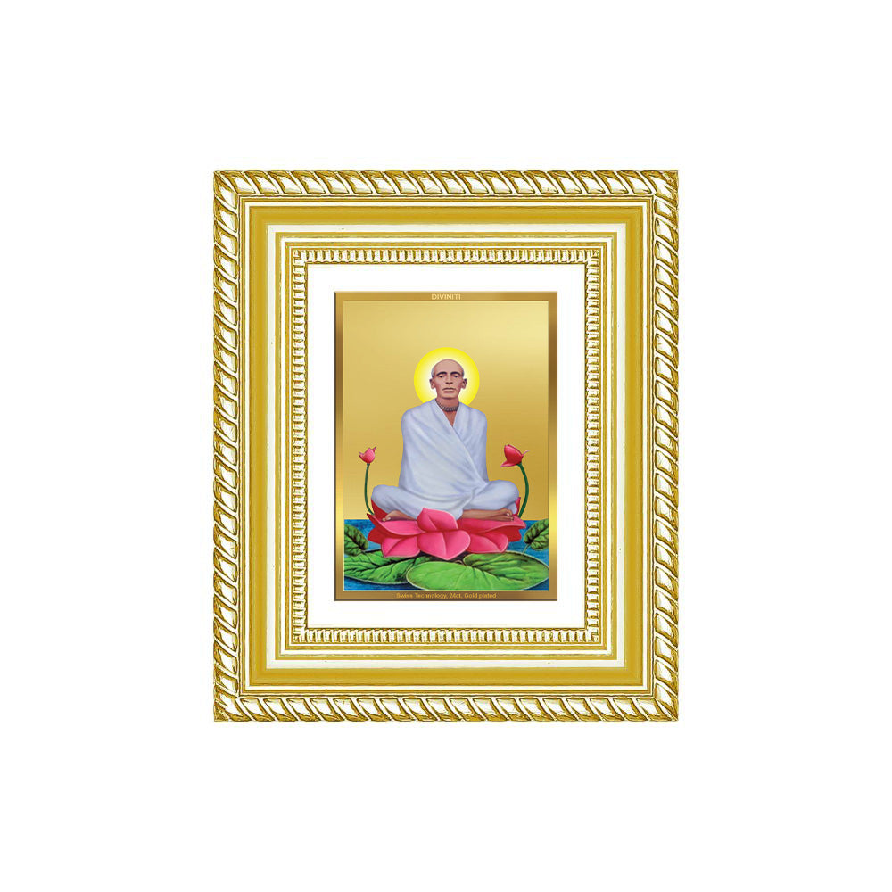 Diviniti 24K Gold Plated Ram Thakur Divine Table Top Frame for Home Mandir & Office Decor | Luxury Spiritual Gift