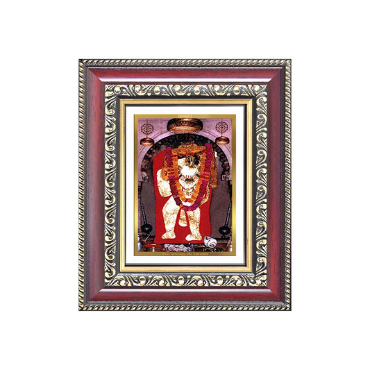 Diviniti 24K Gold Plated Mehndipur Balaji (Classic) Divine Table Top Frame for Home Mandir & Office Decor | Luxury Spiritual Gift