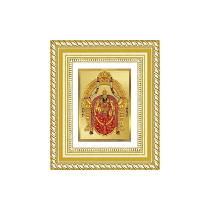 Diviniti 24K Gold Plated Padmavati Divine Table Top Frame for Home Mandir & Office Decor | Luxury Spiritual Gift