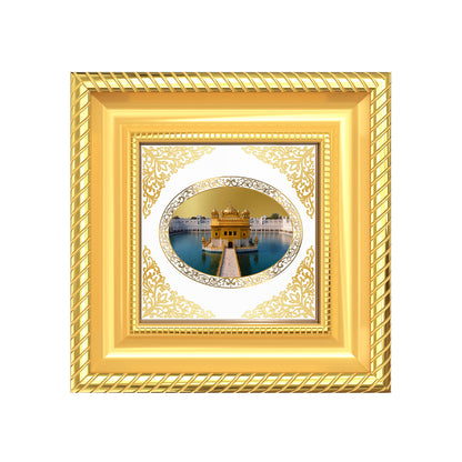 Golden Temple | Sacred Sikh Shrine Royal Tabletop Photo Frame in 24K Gold Plated Foil