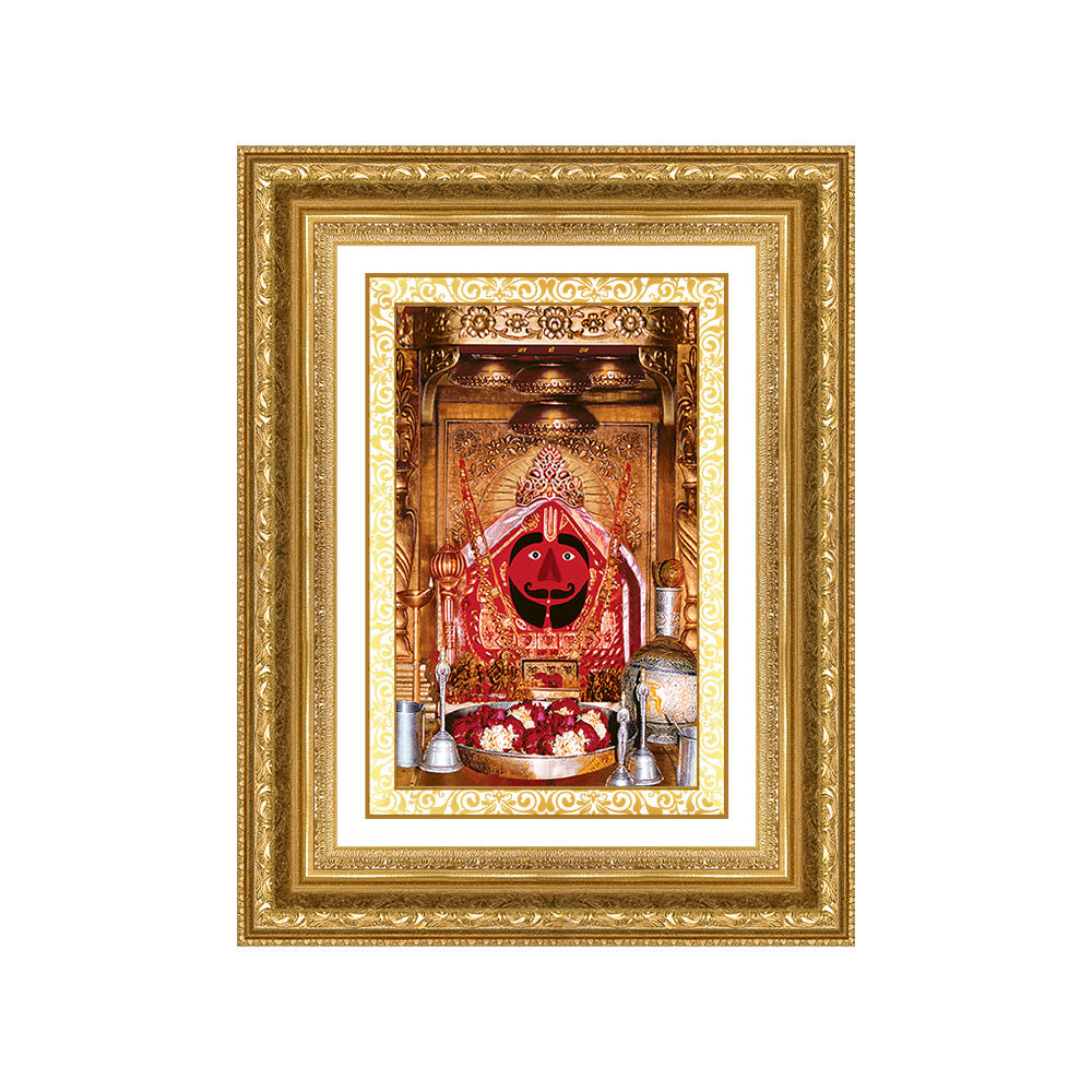 Diviniti 24K Gold Plated Salasar Balaji (Classic) Divine Wall Frame for Home Mandir & Office Decor | Luxury Spiritual Gift