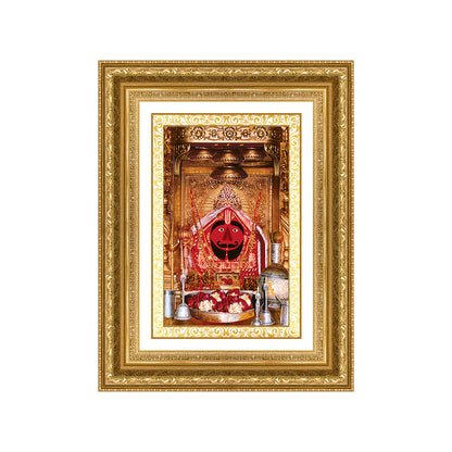 Diviniti 24K Gold Plated Salasar Balaji (Classic) Divine Wall Frame for Home Mandir & Office Decor | Luxury Spiritual Gift