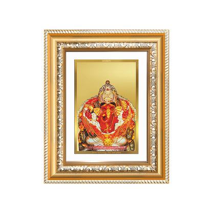 Diviniti 24K Gold Plated Siddhi Vinayak (Classic) Divine Wall and Table Top Frame for Home Mandir & Office Decor | Luxury Spiritual Gift
