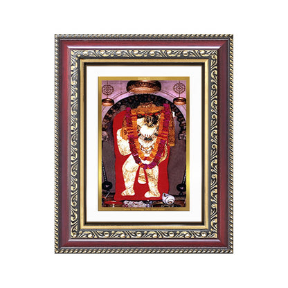 Diviniti 24K Gold Plated Mehndipur Balaji (Classic) Divine Wall and Table Top Frame for Home Mandir & Office Decor | Luxury Spiritual Gift