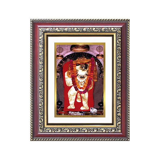 Diviniti 24K Gold Plated Mehndipur Balaji (Classic) Divine Wall and Table Top Frame for Home Mandir & Office Decor | Luxury Spiritual Gift
