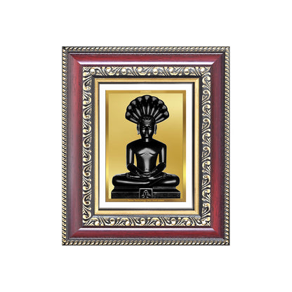 Diviniti 24K Gold Plated Parshvanath (Classic) Divine Table Top Frame for Home Mandir & Office Decor | Luxury Spiritual Gift