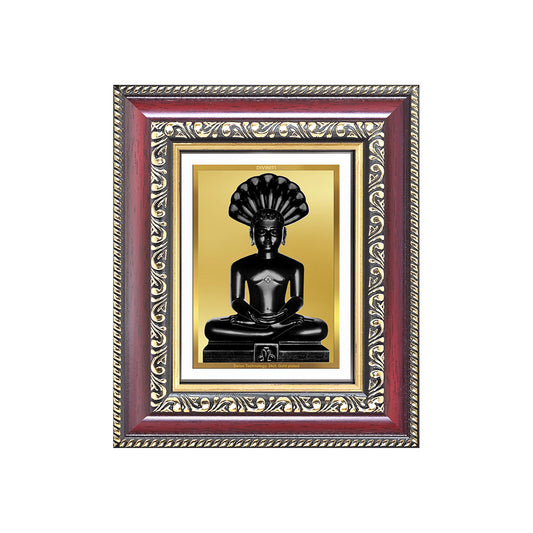 Diviniti 24K Gold Plated Parshvanath (Classic) Divine Table Top Frame for Home Mandir & Office Decor | Luxury Spiritual Gift