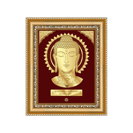 Buddha Gold on Gold Wall Hanging Frame in 24k gold plated 