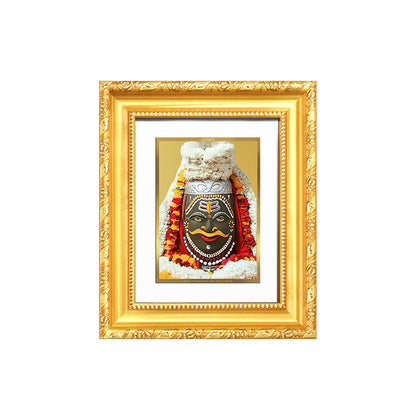 Diviniti 24K Gold Plated Mahakaleshwar |Divine Table Top Frame for Home Mandir & Office Decor | Luxury Spiritual Gift
