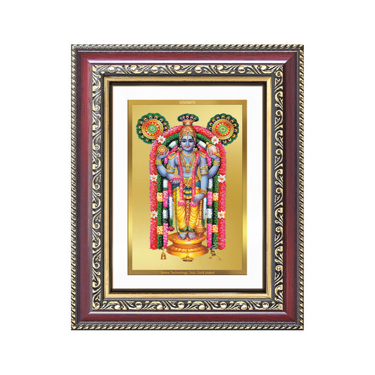 Diviniti 24K Gold Plated Guru Vayurappan (Classic) Sacred Sikh Wall and Table Top Frame for Home Decor & Office Ambiance | Premium Spiritual Gift