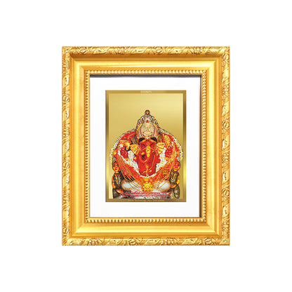 Diviniti 24K Gold Plated Siddhi Vinayak |Divine Table Top Frame for Home Mandir & Office Decor | Luxury Spiritual Gift