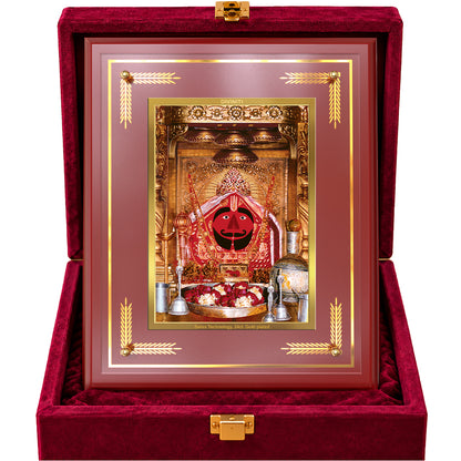 24K Gold-Plated Salasar Balaji MDF Frame | Premium Gift Box | 27x35 CM