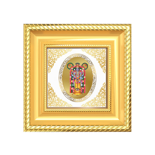 Guru Vayurappan | Divine Krishna Form Royal Tabletop Photo Frame in 24K Gold Plated Foil