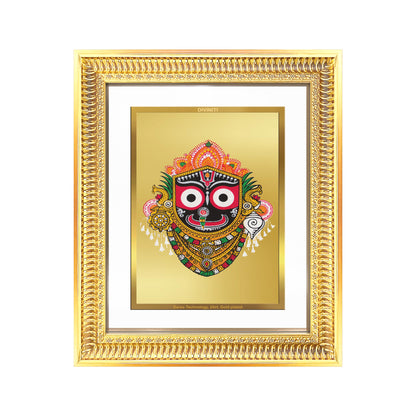 Diviniti 24K Gold Plated Jagannath (Classic) Divine Wall Frame for Home Mandir & Office Decor | Luxury Spiritual Gift