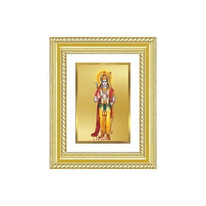 Diviniti 24K Gold Plated Ram Ji (Classic) Divine Wall and Table Top Frame for Home Mandir & Office Decor | Luxury Spiritual Gift