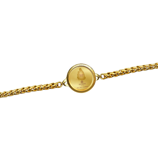 Customized Bracelet | 18MM | 24K Gold Plated Foil | Divine for Gift