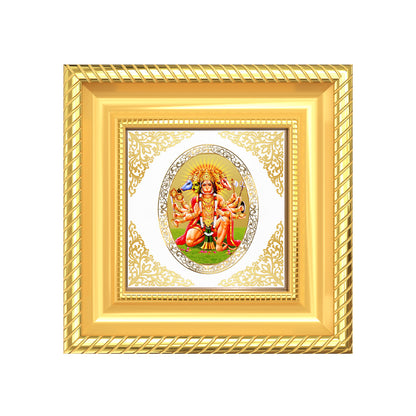 Panchmukhi Hanuman | Divine Five-Faced Hanuman Royal Tabletop Photo Frame in 24K Gold Plated Foil