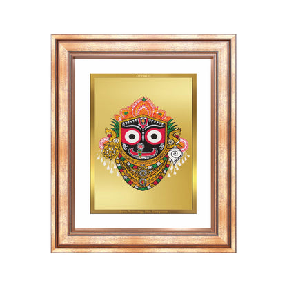 Diviniti 24K Gold Plated Jagannath (Classic) Divine Wall Frame for Home Mandir & Office Decor | Luxury Spiritual Gift