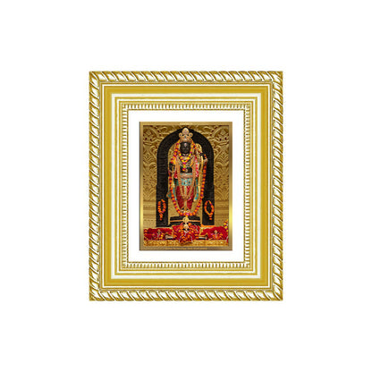 Diviniti 24K Gold Plated Ram Lalla Divine Table Top Frame for Home Mandir & Office Decor | Luxury Spiritual Gift