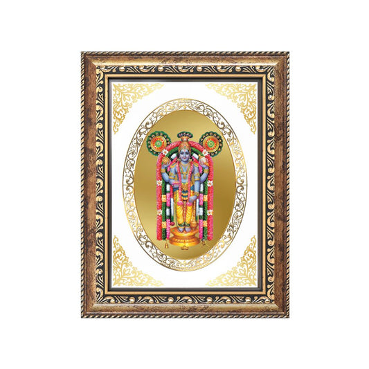 Guruvayurappan | Divine Krishna Wall & Tabletop Royal Photo Frame in 24K Gold Plated Foil