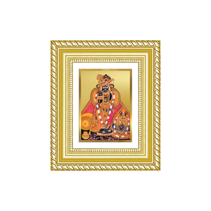 Diviniti 24K Gold Plated Banke Bihari Ji Divine Table Top Frame for Home Mandir & Office Decor | Luxury Spiritual Gift