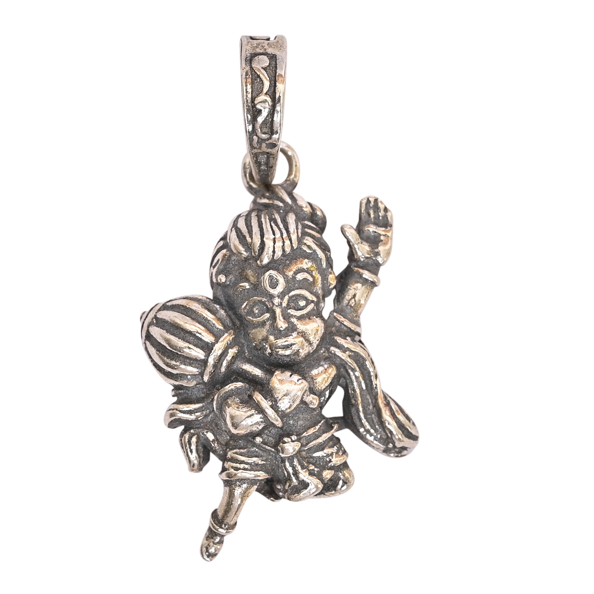 925 Pure Silver Bal Hanuman Pendant for Men, Women Kids Divine God Pendant for Birthday, Anniversary, Special Occasion Gift cm, 8g)