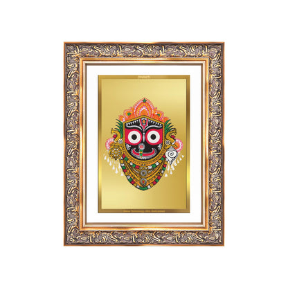 Diviniti 24K Gold Plated Jagannath (Classic) Divine Wall Frame for Home Mandir & Office Decor | Luxury Spiritual Gift
