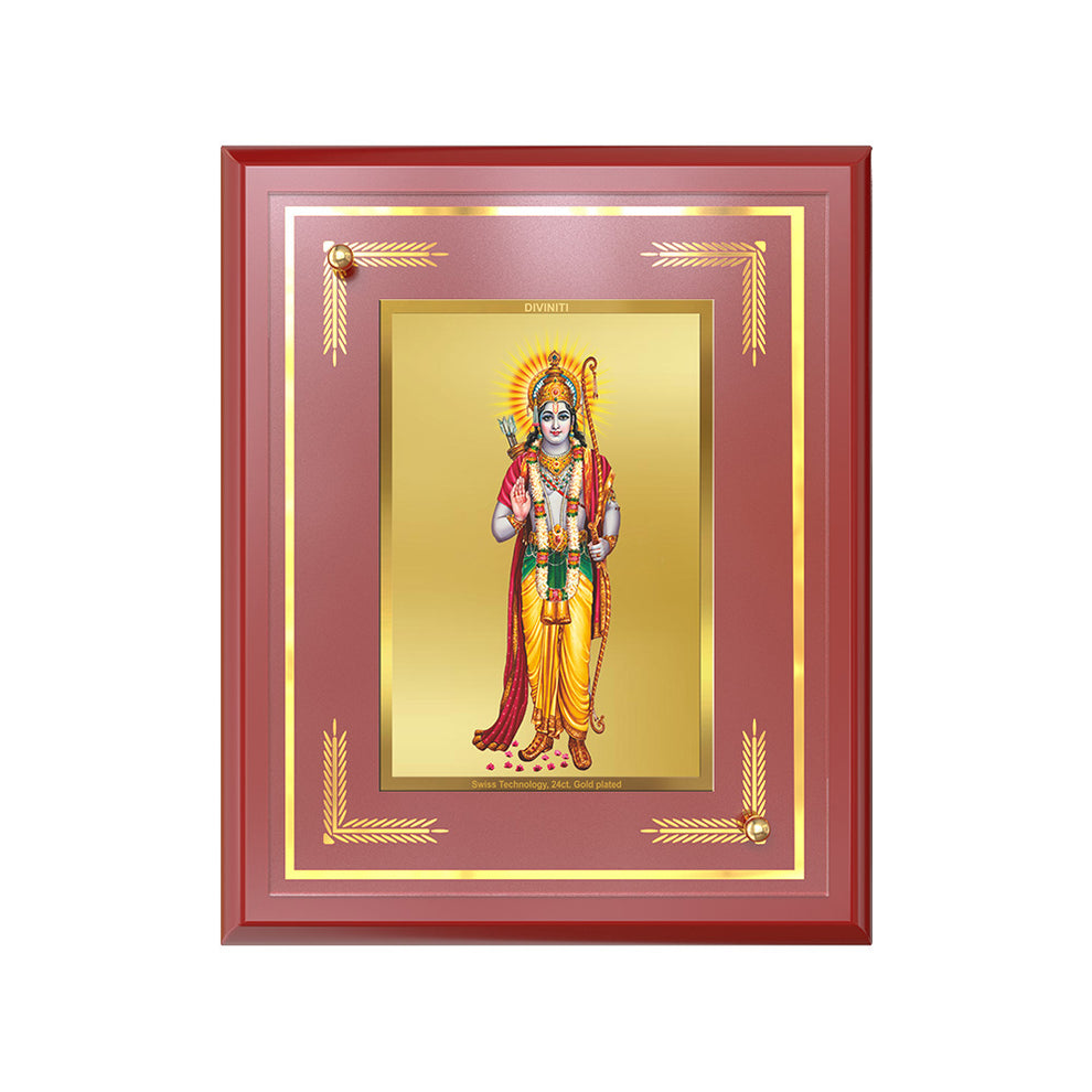 Diviniti 24K Gold Plated Lord Ram Ji Blessing Tabletop Photo Frame | D ...