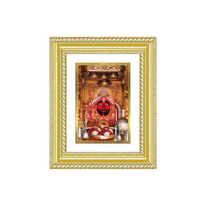 Diviniti 24K Gold Plated Salasar Balaji (Classic) Divine Wall and Table Top Frame for Home Mandir & Office Decor | Luxury Spiritual Gift