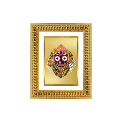 Diviniti 24K Gold Plated Jagannath (Classic) Divine Wall Frame for Home Mandir & Office Decor | Luxury Spiritual Gift