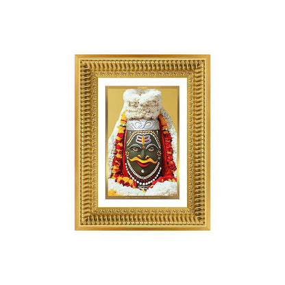 Diviniti 24K Gold Plated Mahakaleshwar (Classic) Divine Wall Frame for Home Mandir & Office Decor | Luxury Spiritual Gift