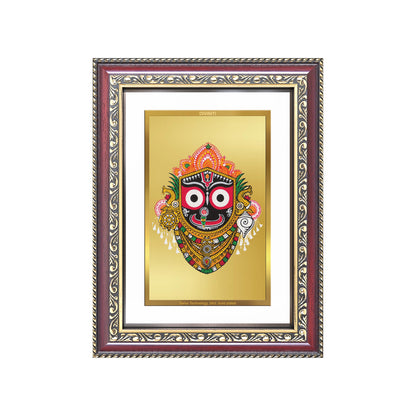 Diviniti 24K Gold Plated Jagannath (Classic) Divine Wall Frame for Home Mandir & Office Decor | Luxury Spiritual Gift