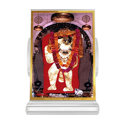 Mehandipur Bala Ji | Divine Lord Bala Ji Car Dashboard & Tabletop Photo Frame in 24K Gold Plated Foil
