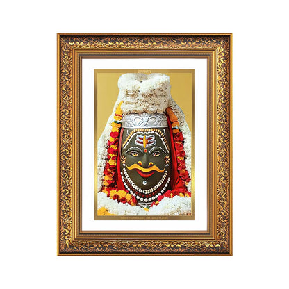 Diviniti 24K Gold Plated Mahakaleshwar (Classic) Divine Wall Frame for Home Mandir & Office Decor | Luxury Spiritual Gift