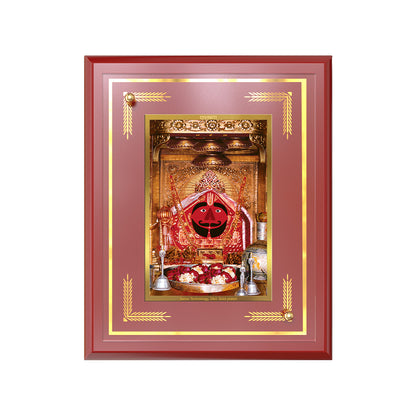 Diviniti 24K Gold Plated Salasar Balaji Blessing Tabletop Photo Frame | Strength, Protection & Divine Grace