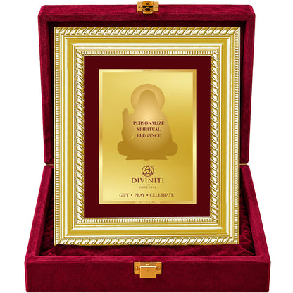 24K Gold-Plated Personalized Frame | Premium Gift Box | 21.5x17.5 CM