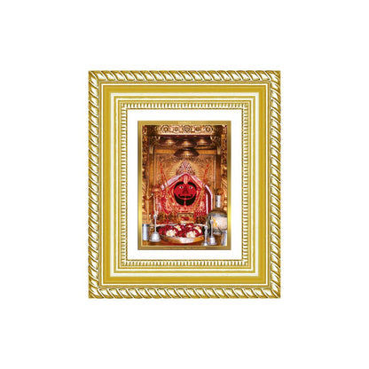 Diviniti 24K Gold Plated Salasar Balaji Divine Table Top Frame for Home Mandir & Office Decor | Luxury Spiritual Gift