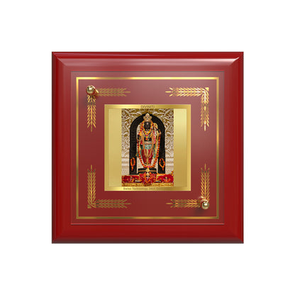 Ram Lalla | Ram Lalla Divine 24K Gold Plated Photo Frame for Home Décor, Tabletop & Office | Blessings of Purity, Devotion & Protection (MDF1A)