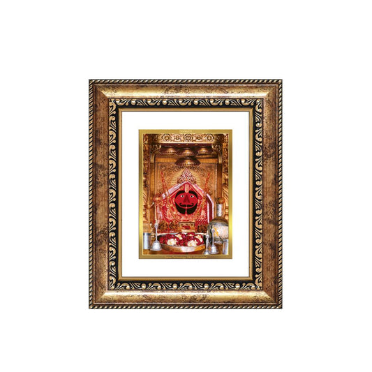 Diviniti 24K Gold Plated Salasar Balaji Divine Table Top Frame for Home Mandir & Office Decor | Luxury Spiritual Gift