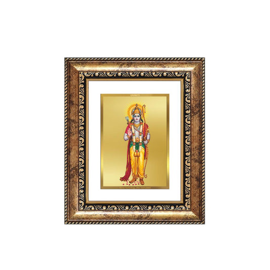 Diviniti 24K Gold Plated Ram Ji Divine Table Top Frame for Home Mandir & Office Decor | Luxury Spiritual Gift